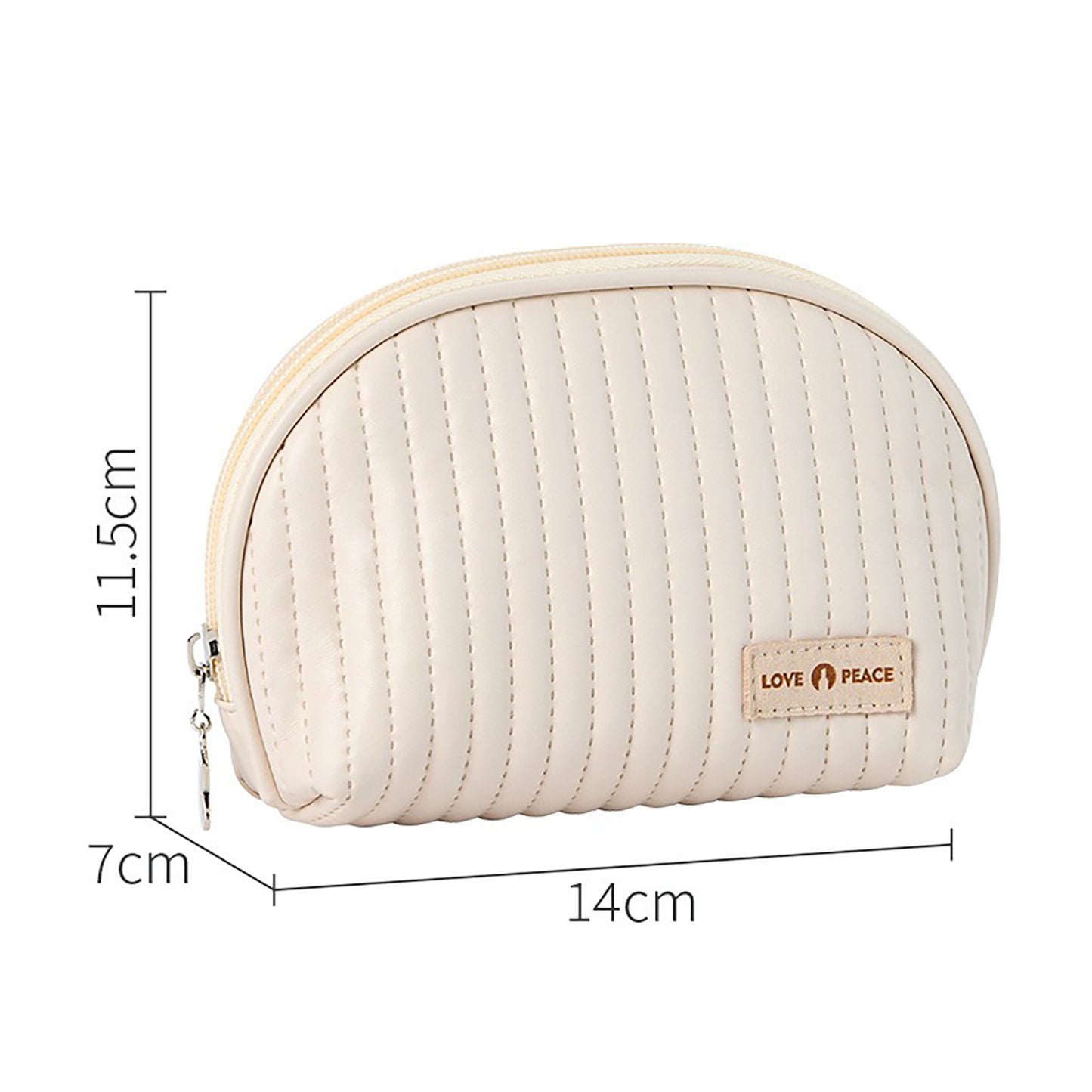 round cake cosmetic bag cosmetic bag cute travel organizer pouch set for women pu leather waterproof wash bag large capacity advanced feeling portable cosmetic bag