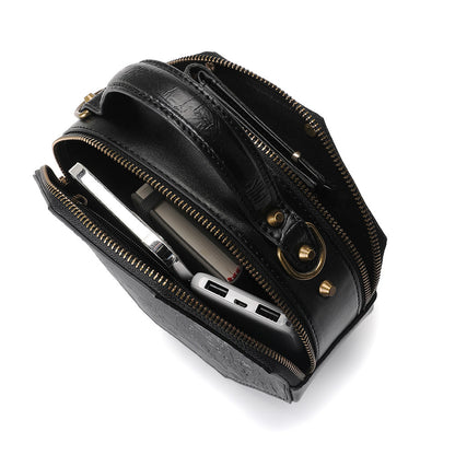 european and american punk industrial retro style womens shoulder messenger bag