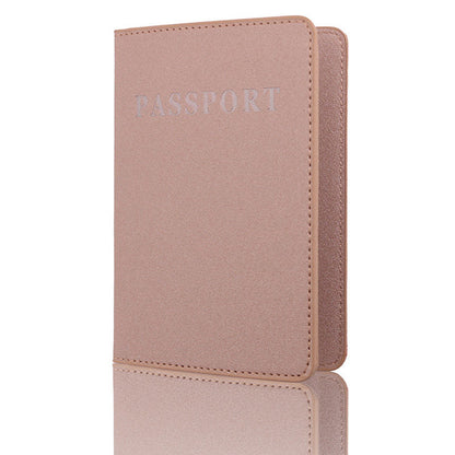 Long And Short Solid Color Passport Holder Passport Holder