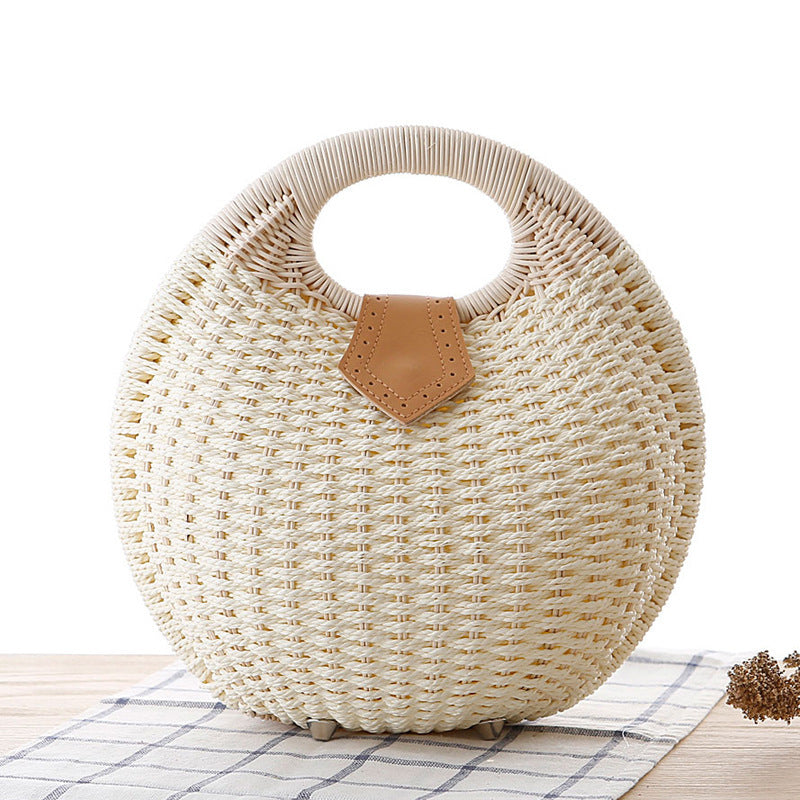 rattan handbag