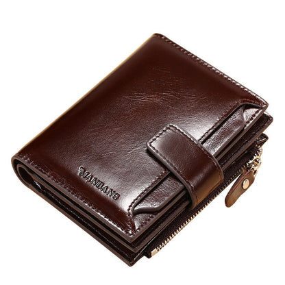 mens leather wallet wallet card holder