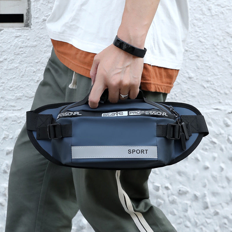reflective waist bags men crossbody bag pack for travel walking running hiking cycling
