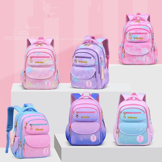 sweet and cute gradient backpack