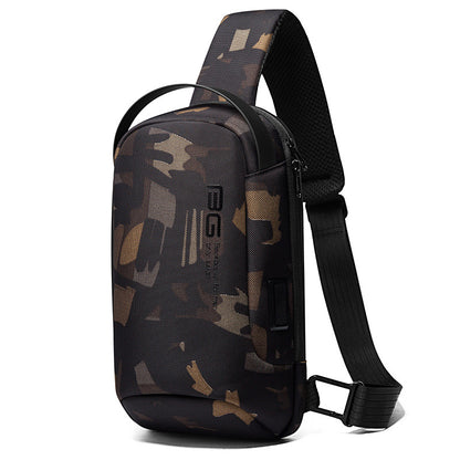 Casual one-shoulder business messenger men's chest bag