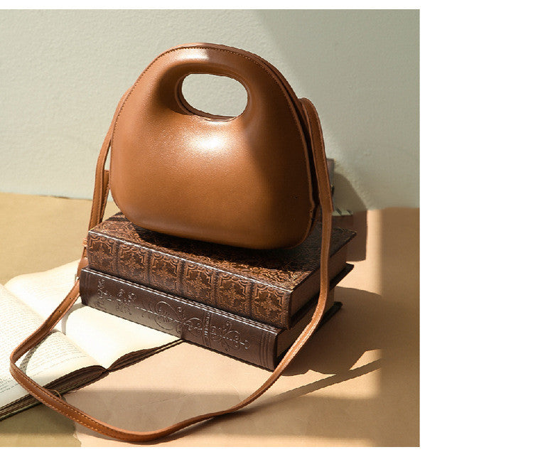 fashion shell type round flap women handbag messenger bags