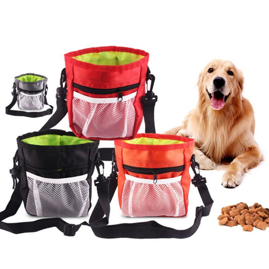 drawstring-pocket-design-dog-pouch-walking-food-treat-snack-bag