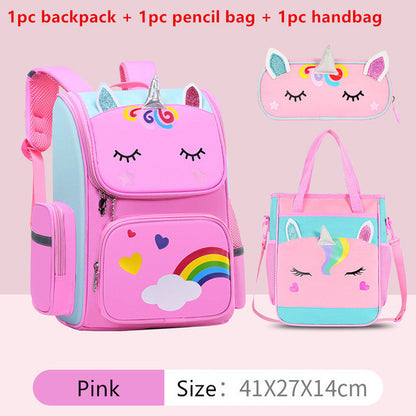 creative cartoon large capacity school bag