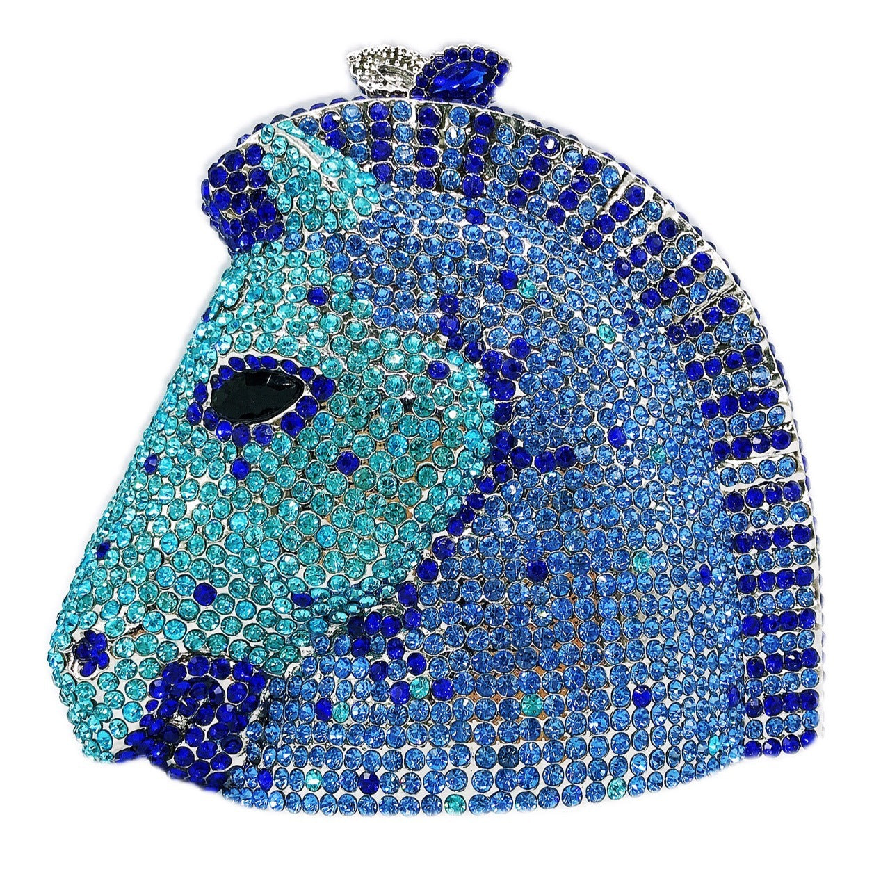 horse head diamond inlaid dinner bag jewel bag banquet