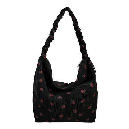 Women's Corduroy Corduroy Strawberry Cross-body Bag