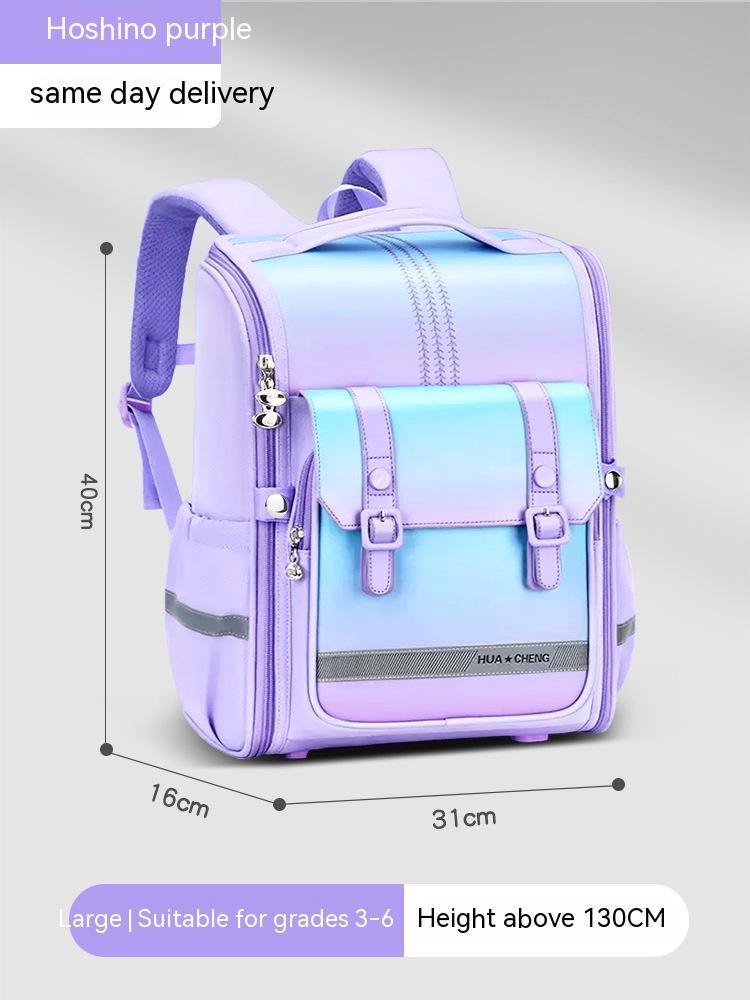 high quality student spine protection large capacity childrens backpack for grades one to three to six