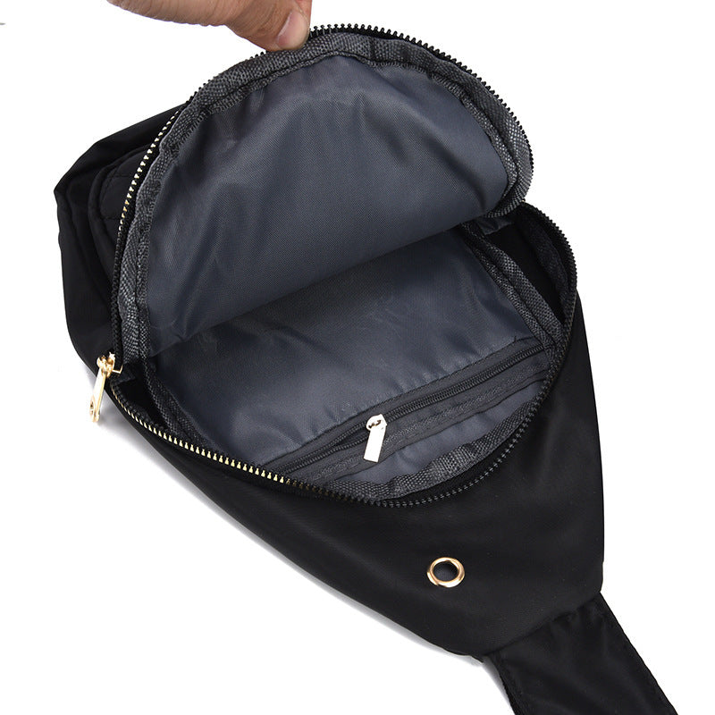 nylon chest bag womens fashion rhombus crossbody bag