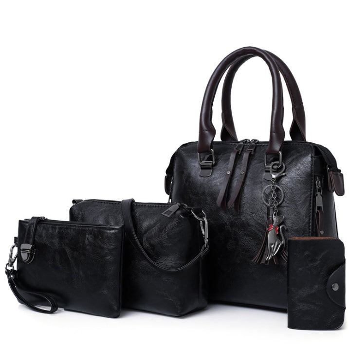 multi piece set new wave fashion handbag bag retro simple child bag shoulder bag messenger bag