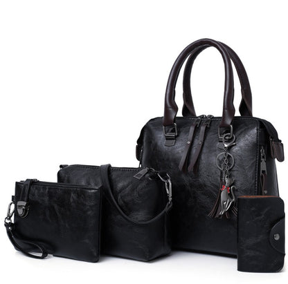 multi piece set new wave fashion handbag bag retro simple child bag shoulder bag messenger bag