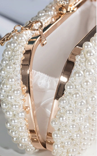 pearl dinner clutch