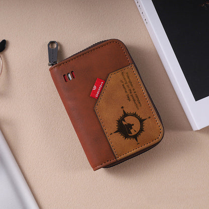 organ style multiple card slots wallet