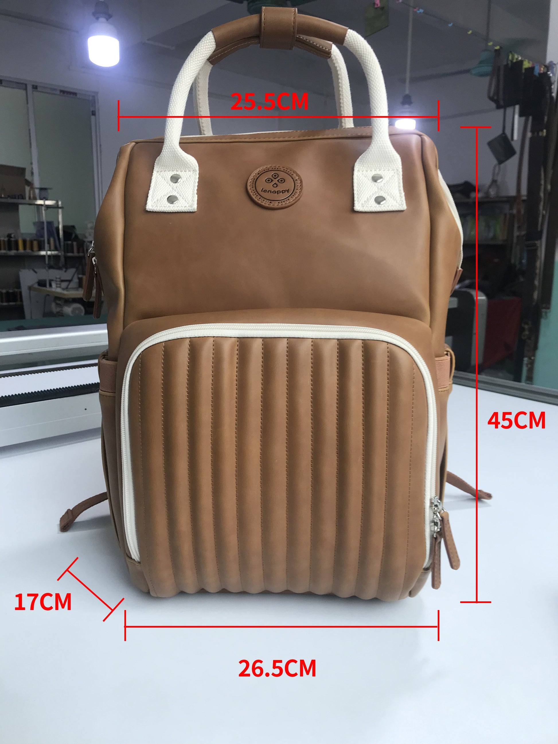 mens large capacity leather travel bag