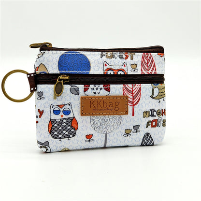 printed film cartoon change purse