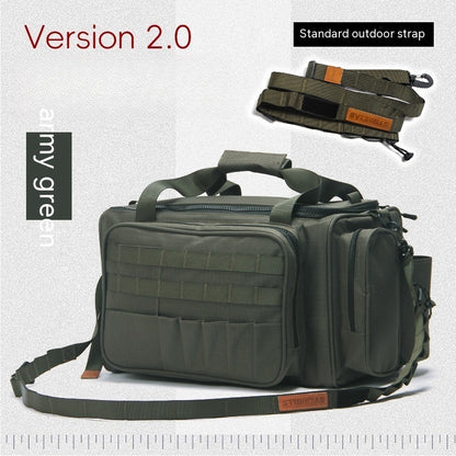 outdoor camping picnic wild tableware storage tactical compartment sundries portable shoulder bag