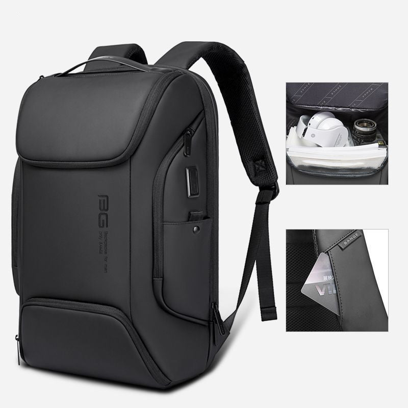 mens backpack japanese and korean leisure waterproof