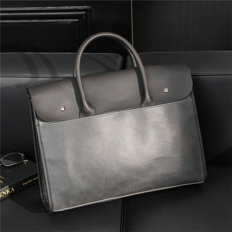 one shoulder new large capacity korean style portable briefcase shoulder bag