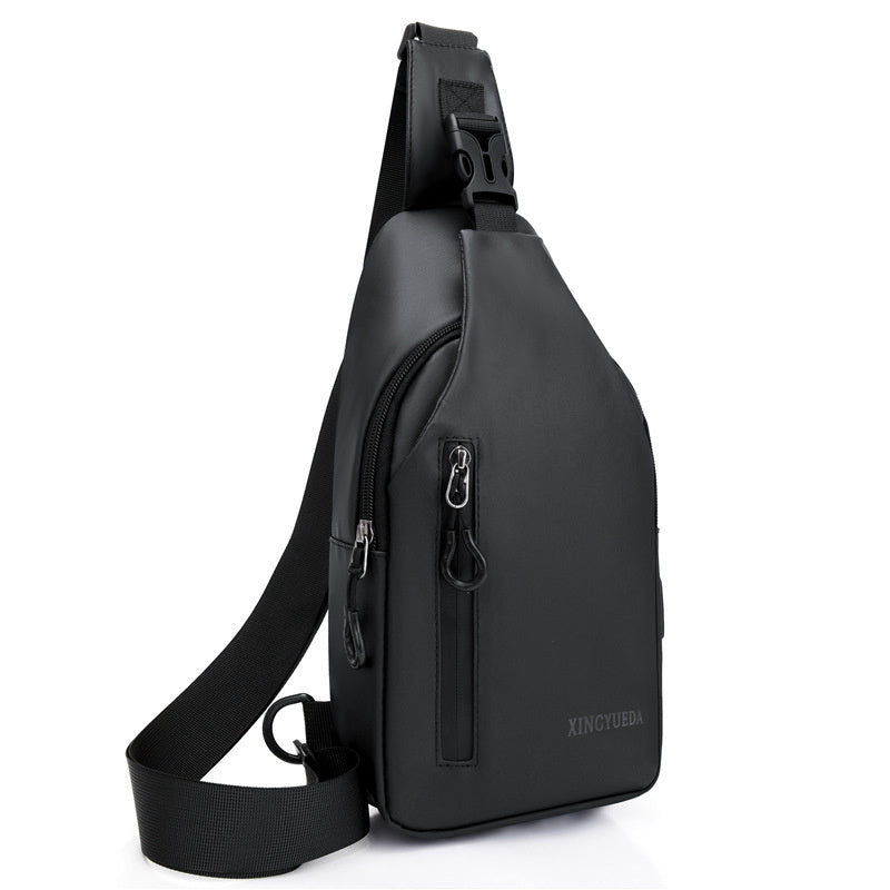mens chest bag casual backpack sports function oblique shoulder fashion tactical single crossbody