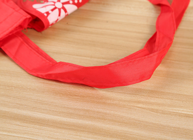 buckle handbag 210d oxford cloth wallet hidden hook folding shopping bag