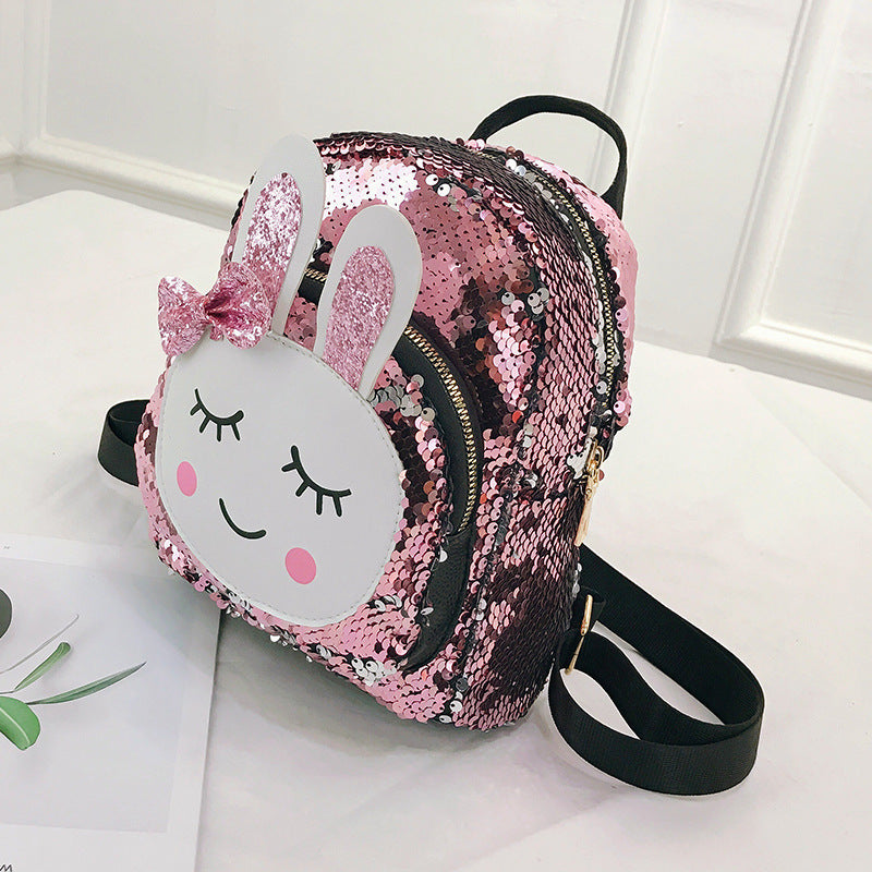 cartoon cute bunny backpack tide girl student school bag