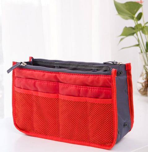 double zipper bag storage bag cosmetic bag liner bag