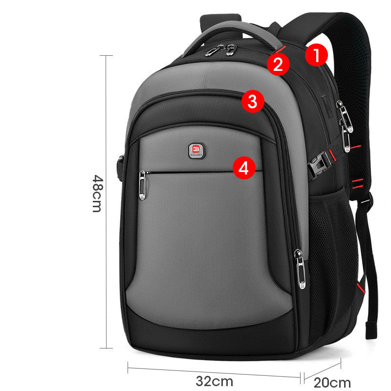 casual mens laptop bag fashion student school bag