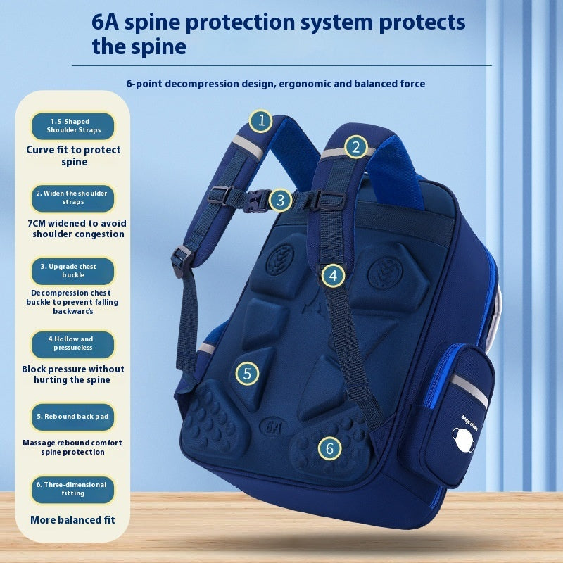 Primary School Schoolbag Grade Super Lightweight Large Capacity