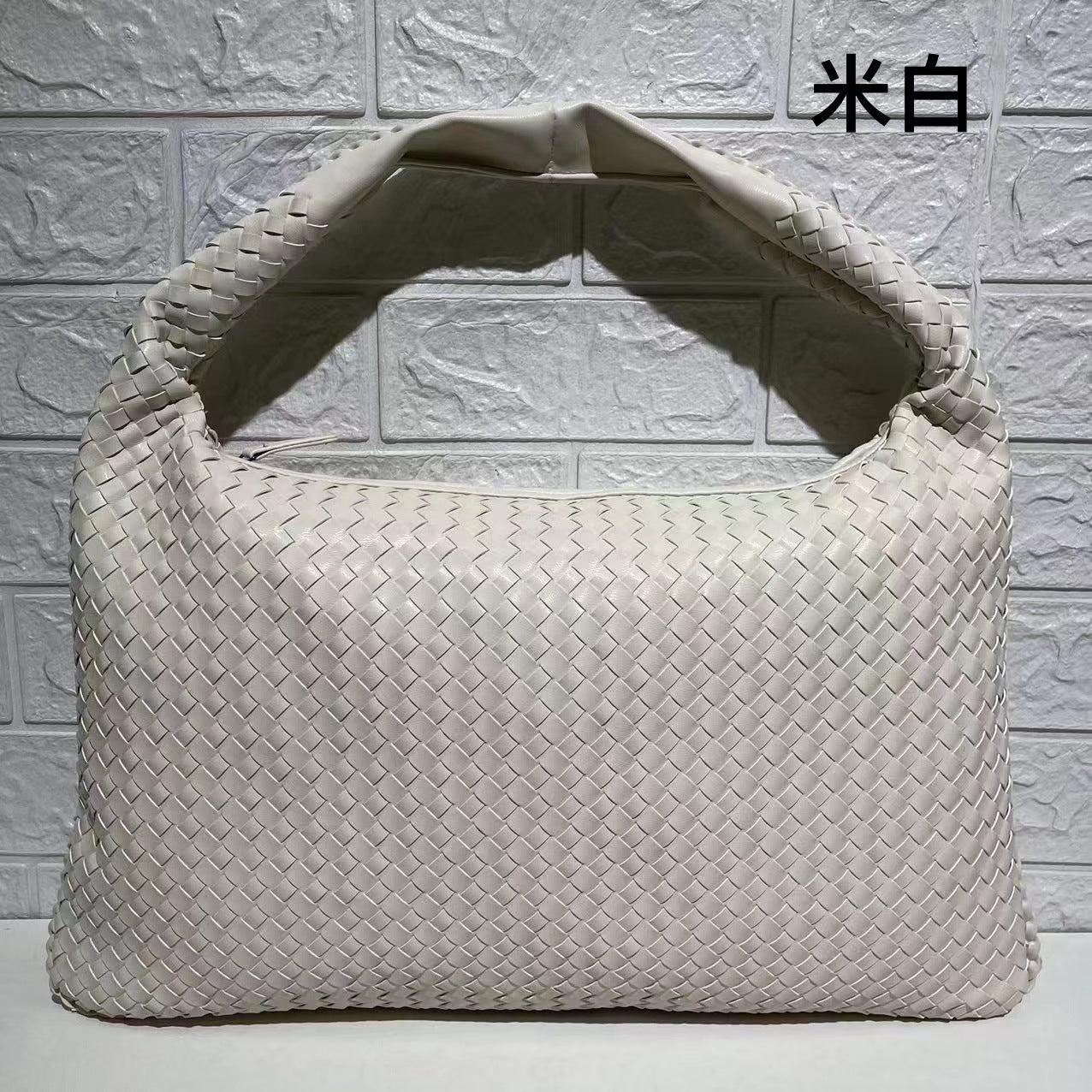 woven bag womens large large capacity shoulder handbag