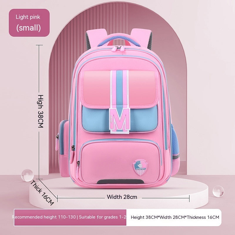 baby burden relief spine protection primary school student schoolbag large capacity lightweight children backpack