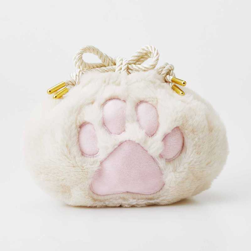 cute cats claw drawstring cosmetic storage bag portable