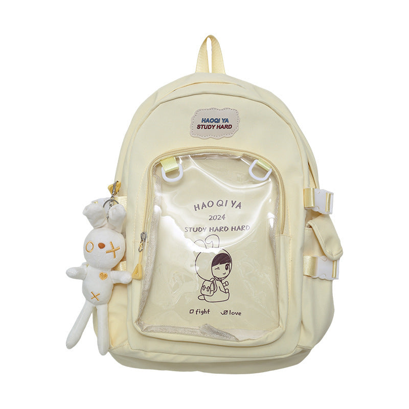 new large capacity transparent backpack for women