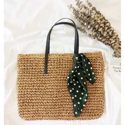 new seaside holiday woven bag portable