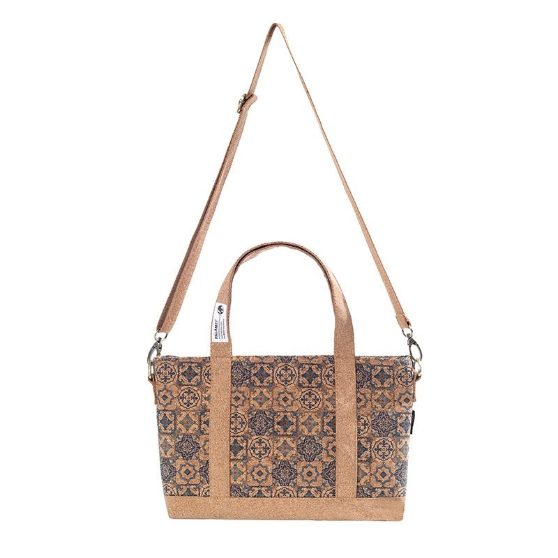 eco friendly cork crossbody bag portable tote
