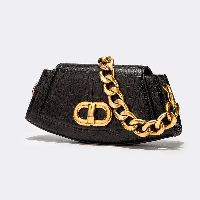 french single shoulder bag crossbody bag and chain bag