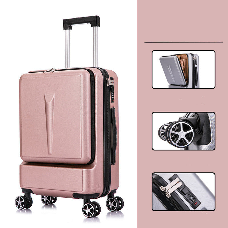 suitcase large capacity universal wheel password trolley case women