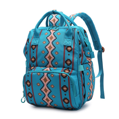 retro bohemian ethnic style backpack