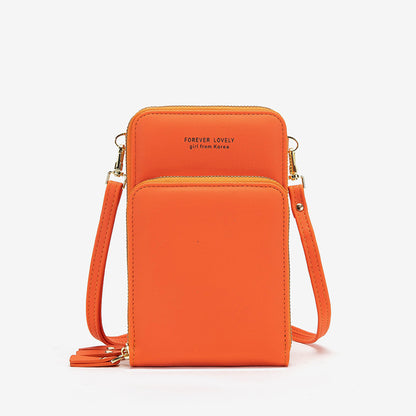 crossbody bag women tri fold pockets phone bags