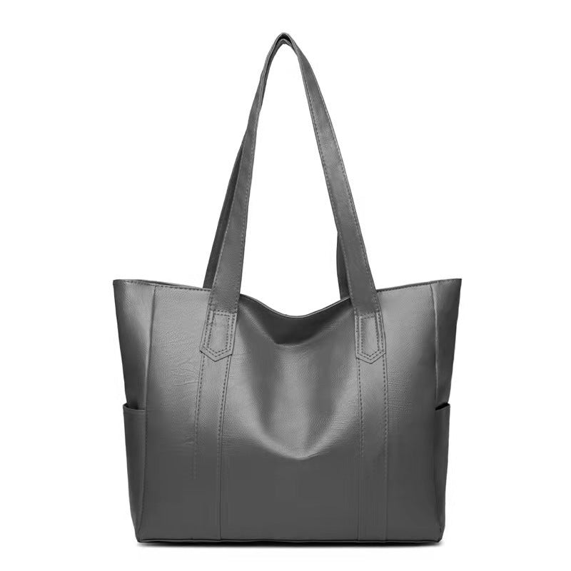 retro large capacity womens shoulder bag
