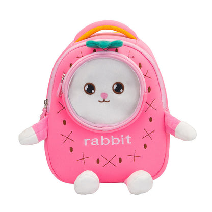New Korean Cartoon Schoolbag For Kindergarten 1-3-6 Years Old Anti-lost