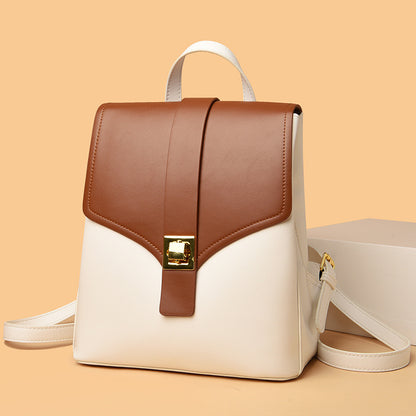 fashionable all match anti theft lock womens bag