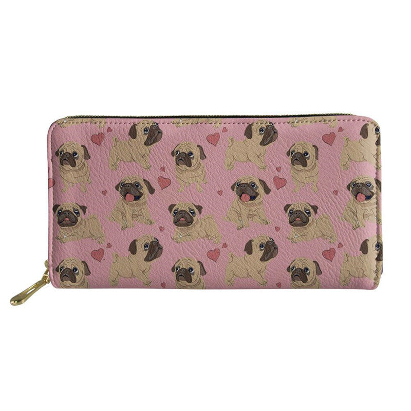 cute sloth mid length wallet