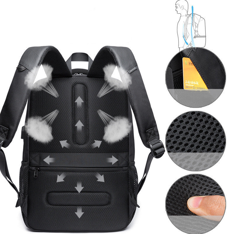 male student business waterproof computer backpack