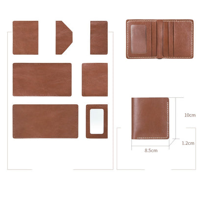 card real cowhide diy handmade bag material package homemade