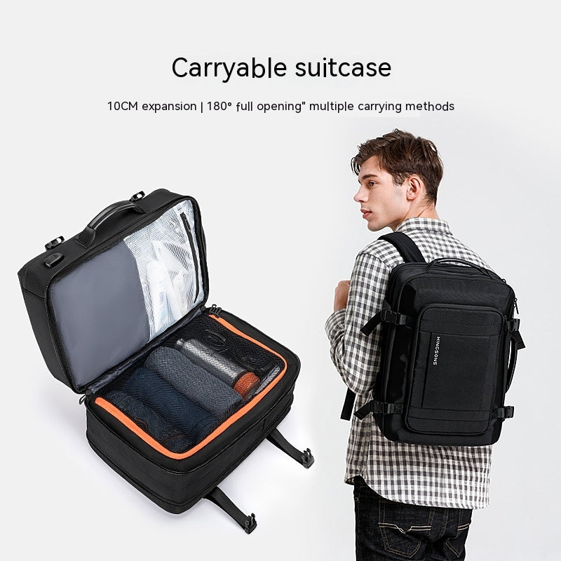 travel bag multi layer horizontal large capacity thickened notebook backpack