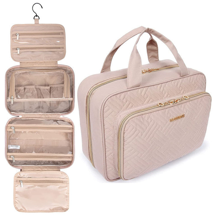 amazon wash bag hanging travel makeup storage box portable clear cosmetic bag travel toiletry set