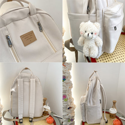 cool backpacks school bag double zipper tote bags