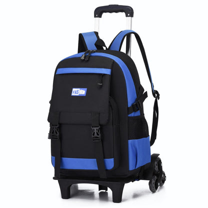 leisure primary school student large capacity pull rod backpack